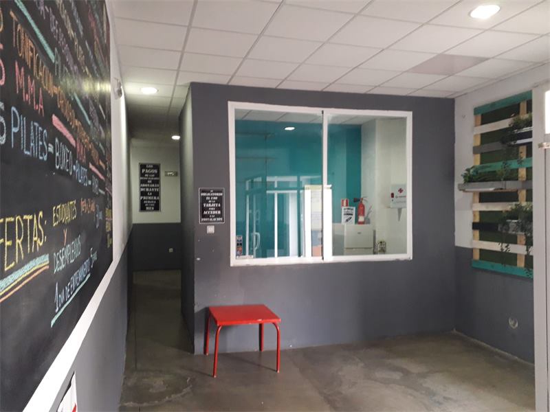 Recepción del Gimnasio Body Builder